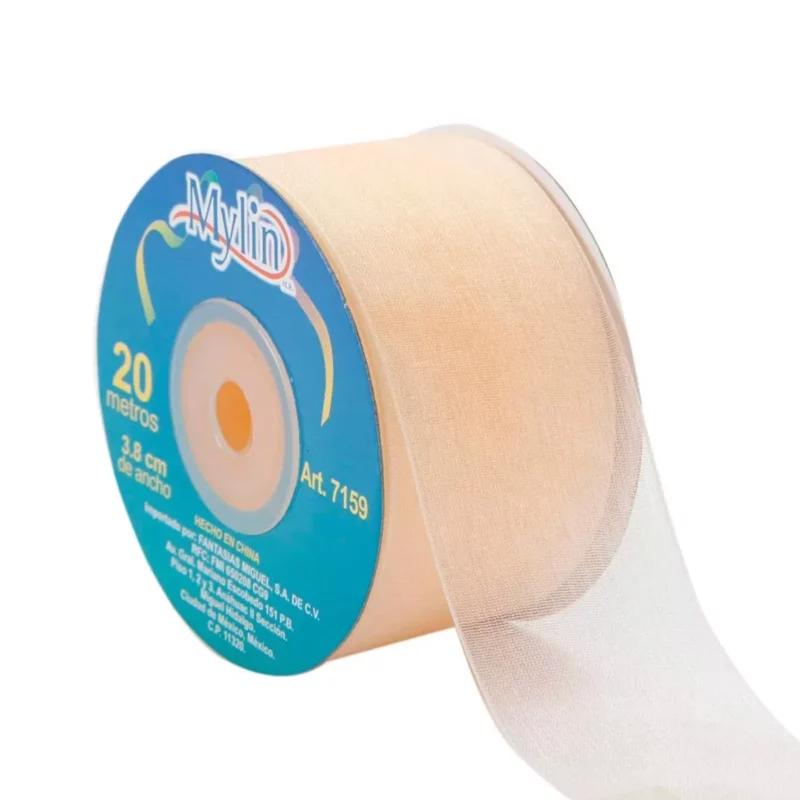 LISTON ORGANZA 3.8X20MTS 7159 MARFIL