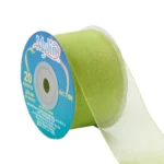 LISTON ORGANZA 3.8X20MTS LIMON 7159
