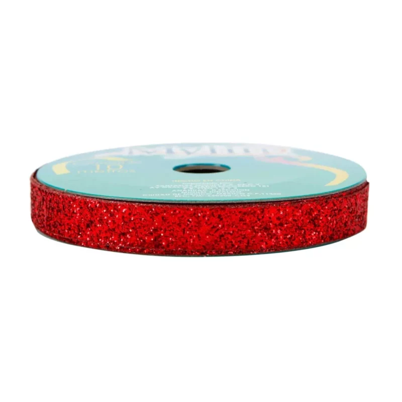 LISTON DIAMANTADO 10X10M 4096 ROJO