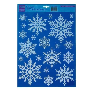 CALCOMANIA PARA VENTANA 158 A COPOS DE NIEVE