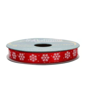 LISTON SATIN NAVIDEÑO 10MM X 5MTS 10663 NO. 2 COPOS