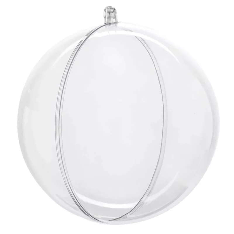 ESFERA TRANSPARENTE ARMABLE C/4 9842 80MM