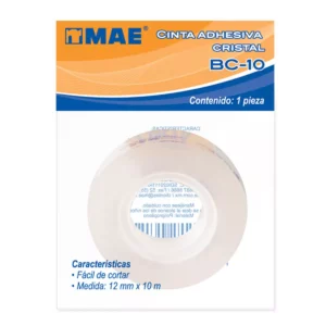 CINTA CRISTAL 12MM X 10MTS C/36 BC-10
