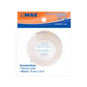 CINTA CRISTAL 18X33 BC-42 ATADO DE 8 PZAS.