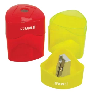 SACAPUNTAS CON DEPOSITO METALICO 1 ORIFICIO C/12 SMD1T