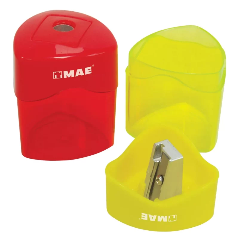SACAPUNTAS CON DEPOSITO METALICO 1 ORIFICIO C/12 SMD1T