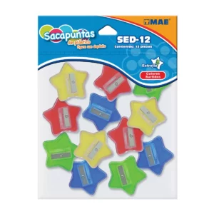 SACAPUNTAS CON DEPOSITO C/12 ESTRELLA SED12