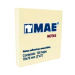 NOTA ADHESIVA 3X3 100HJS AMARILLO 21007 ATADO DE 12 PZAS.