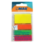 NOTA ADHESIVA INDICE NEON C/4 COL 21051. ATADO DE 3 PZAS.