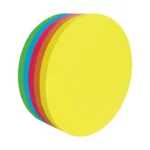 NOTA ADHESIVA 67X67 250HJS CIRCULO 21358 ATADO DE 3 PZAS.