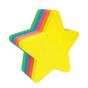 NOTA ADHESIVA 64X68 250HJS ESTRELLA 2504 ATADO DE 3 PZAS.