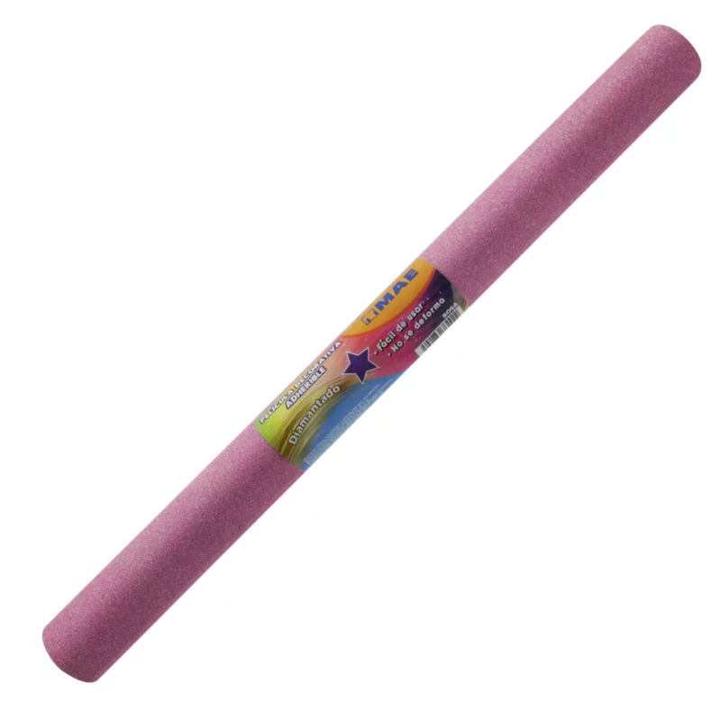 PLASTICO PVC MAE 45X3 DIAMANTADO ROSA