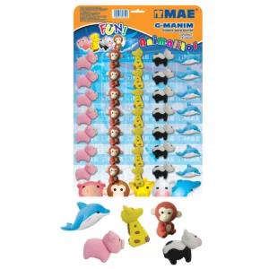 GOMA EN FIGURA C/35 ANIMALITOS GMANIM