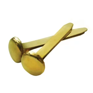 BROCHE LATONADO 25MM C/100 BRL-25 ATADO DE 5 PZAS.