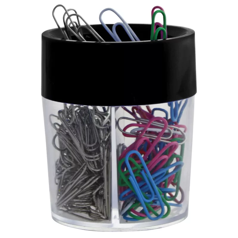 PORTA CLIPS MAGNETICO COLOR HUMO/NGO ATADO DE 2 PZAS.