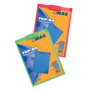 TABLA PLASTICA TAMAÑO A4 C/CLIP TCPA-4 ATADO DE 2 PZAS.