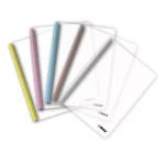 FOLDER CARTA TRANSPARENTE CON COSTILLA 10 PIEZAS FTC-10