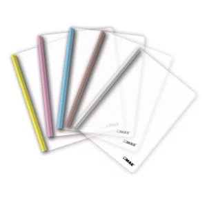 FOLDER CARTA TRANSPARENTE CON COSTILLA 10 PIEZAS FTC-10