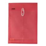 SOBRE OFICIO PLASTICO VERTICAL CON HILO SHFV ROJO ATADO DE 12 PZAS.