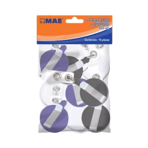 BROCHE PLASTICO YOYO C/10 SOLIDOS YO-10