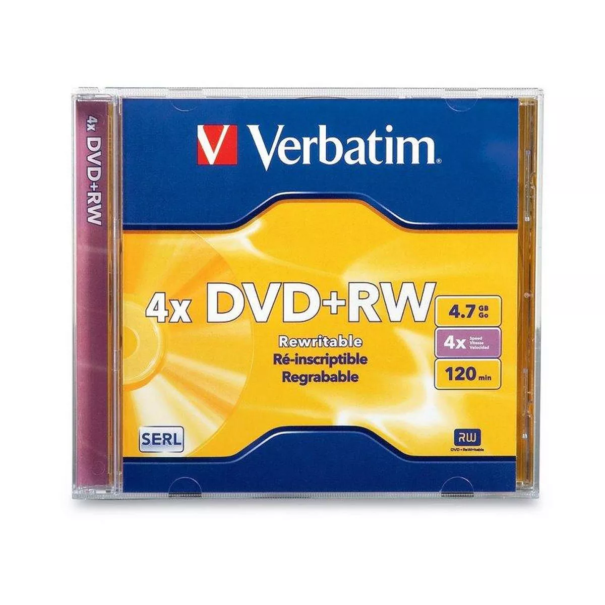 DVD -R VERBATIM 4.7GB 95093 ATADO DE 10 PZAS.