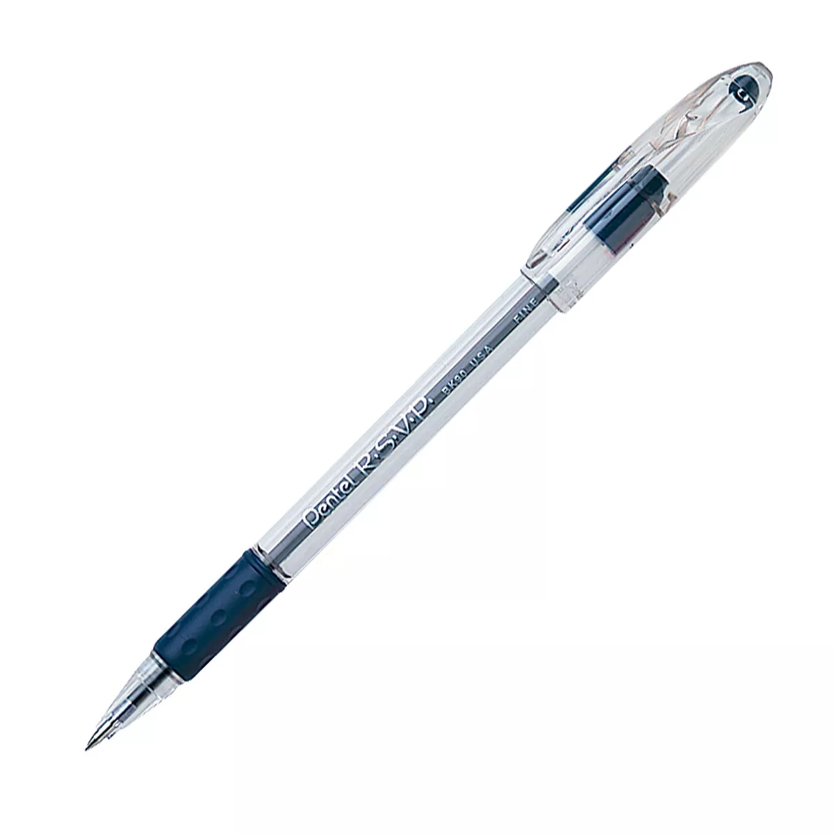 BOLIGRAFO RSVP 0.7MM BK90C AZUL ATADO DE 6 PZAS.