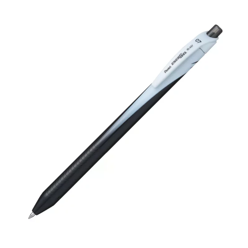 BOLIGRAFO ENERGEL 0.7MM BL437 A NEGRO ATADO DE 6 PZAS.
