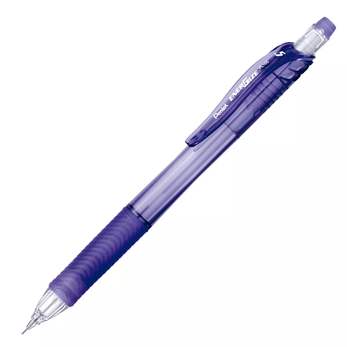 PORTAMINAS ENERGIZE X 0.5MM PL105V VIOLETA ATADO DE 3 PZAS.