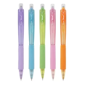 PORTAMINAS WOW TRIANGULAR 0.5MM PASTEL AL405 ATADO DE 6 PZAS.