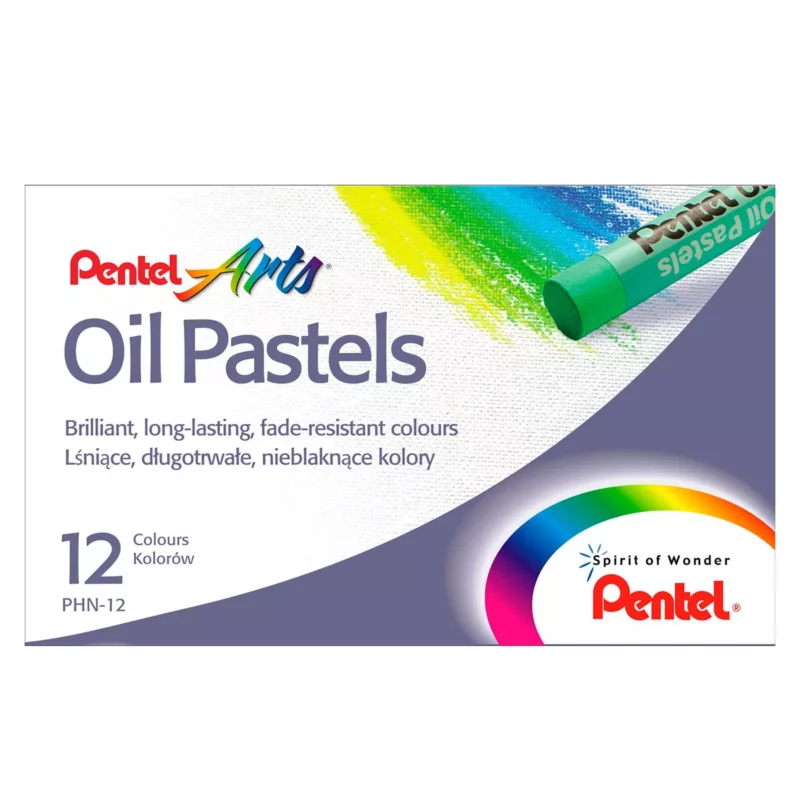GISES PASTEL ACEITE C/12 PHN12 ATADO DE 5 PZAS.