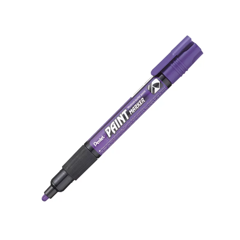 MARCADOR INDUSTRIAL CONICA MMP20 VIOLETA ATADO DE 3 PZAS.