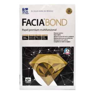 PAPEL FACIA BOND DOBLE CARTA C/500
