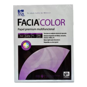 PAPEL FACIA BOND CARTA 37KG AZUL