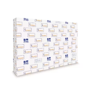 CARTULINA BRISTOL 50CM X 65CM 59KGS 180GRS BLANCA. ATADO DE 25 PZAS.