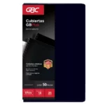 CUBIERTA OFICIO GBPLAK 25JG LISO NEGRO P3549