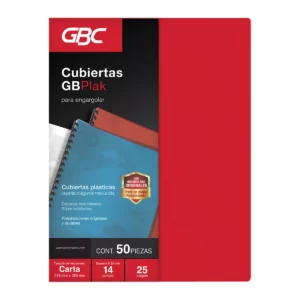 CUBIERTA CARTA GBPLAK 25JG RAYA ROJO