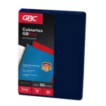 CUBIERTA CARTA GBPLAK 25JG LISO AZUL MARINO