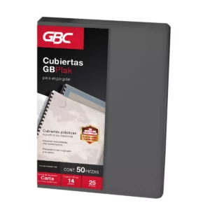 CUBIERTA CARTA GBPLAK 25JG LISO HUMO