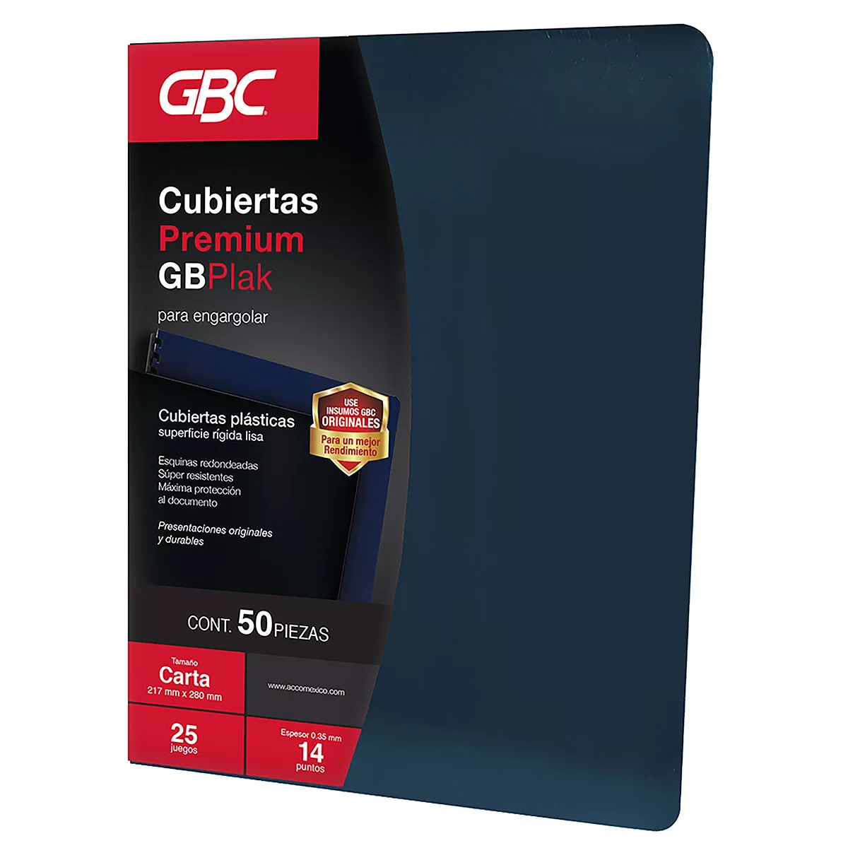 CUBIERTA CARTA PREMIUM LISO AZUL OBSCURO