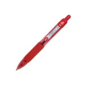 BOLIGRAFO ZGRIP MINI 1.0MM 7907-02 ROJO ATADO DE 12 PZAS.