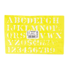 GIOSER NO. 11 18MM MAYUSCULA ROMANA ATADO DE 10 PZAS.