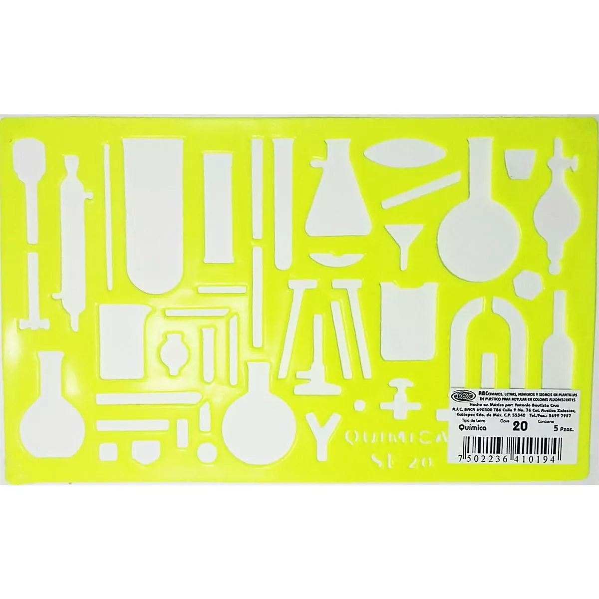 GIOSER NO. 18 QUIMICA ATADO DE 10 PZAS.