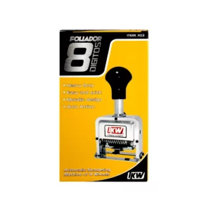 FOLIADOR METALICO AUTO 8 DIGITOS 1103