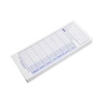 TARJETA RELOJ CHECADOR SEMANAL T61 ATADO DE 100 PZAS.