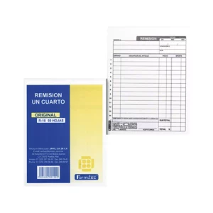 BLOCK REMISION ORIGINAL 1/4 CTA 50H R10 ATADO DE 10 PZAS.