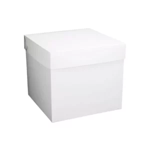 CAJA BLANCA CUBO NO. 30 8079 30X30+30 ATADO DE 12 PZAS.