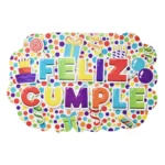 LETRERO FELIZ CUMPLEAÑOS GLOBO 2301 ATADO DE 2 PZAS.