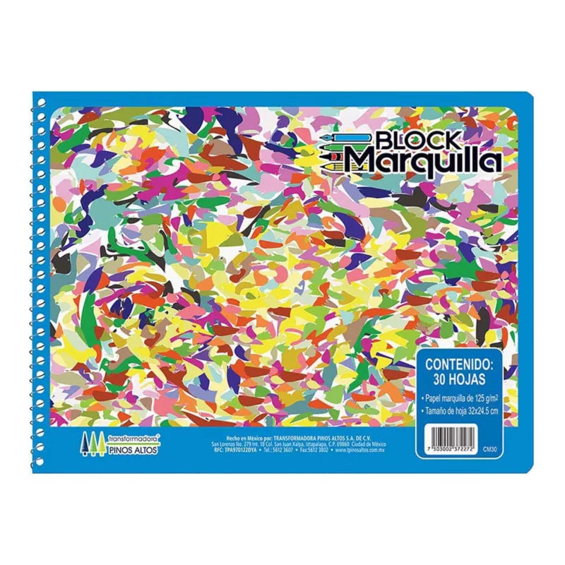 CUADERNO MARQUILLA 30HJS CM30 ATADO DE 5 PZAS.