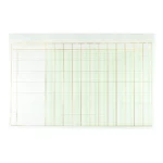 BLOCK TABULAR 12 COLUMNAS C/C 3412 ATADO DE 3 PZAS.