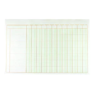 BLOCK TABULAR 12 COLUMNAS C/C 3412 ATADO DE 3 PZAS.